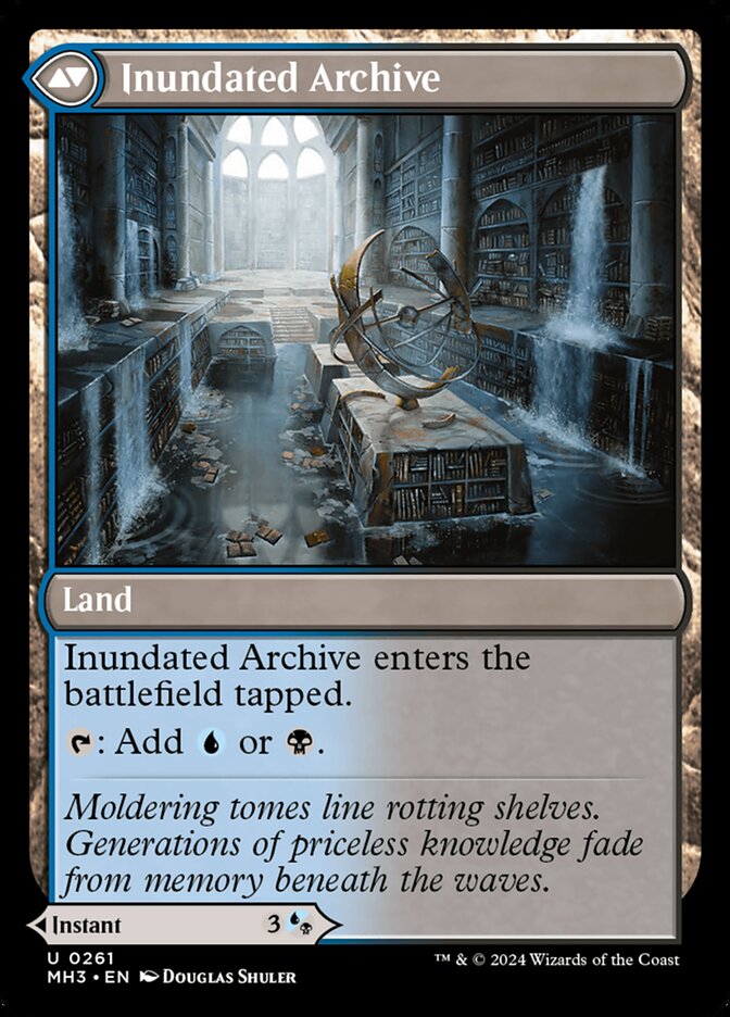 Waterlogged Teachings // Inundated Archive - Foil
