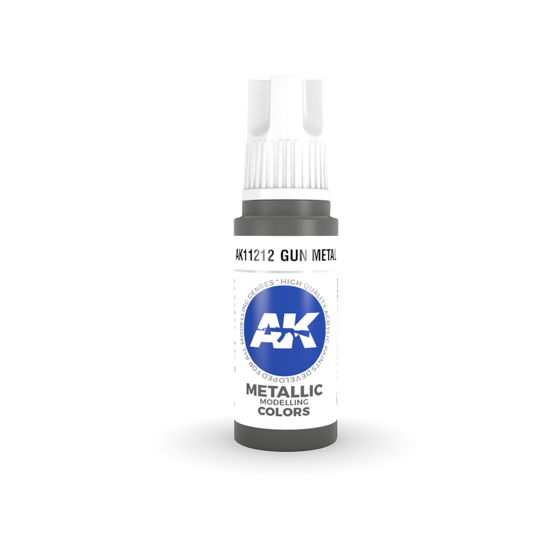 AK Interactive - 3GEN Acrylics - Gun Metal AK11212