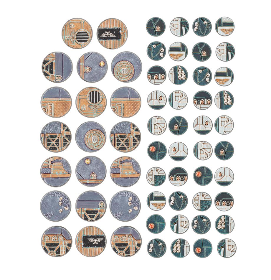 Warhammer: 40K - Sector Imperialis - 25 &amp; 40mm Round Bases