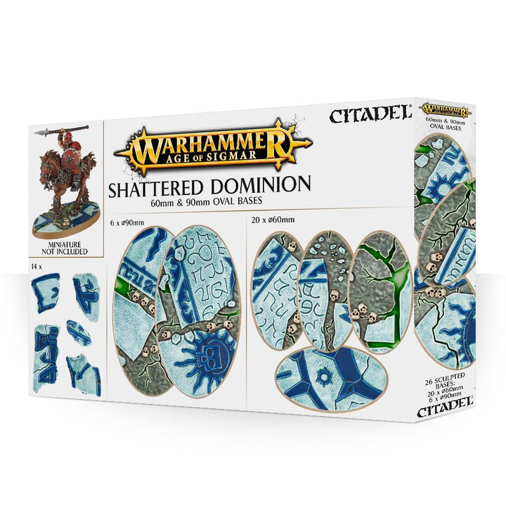 Warhammer: Age of Sigmar - Shattered Dominion - 60 &amp; 90mm Oval Bases