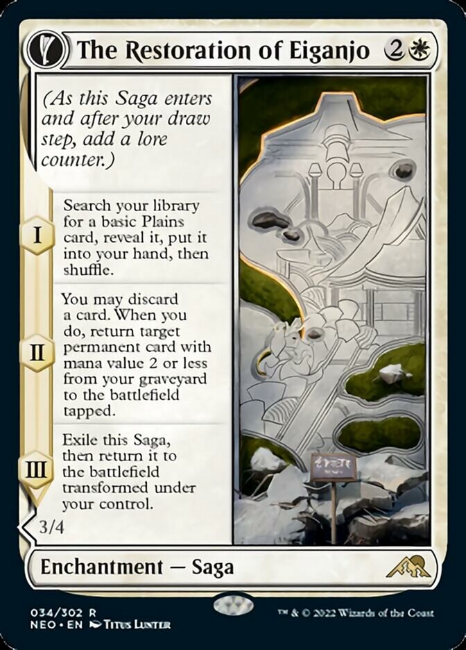 The Restoration of Eiganjo // Architect of Restoration - Foil