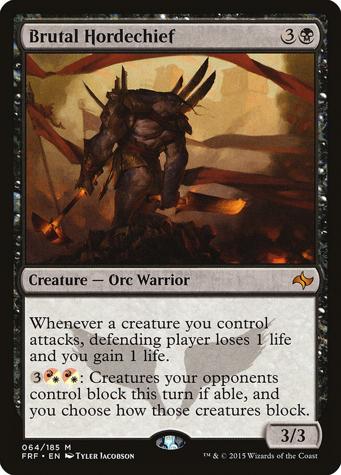 Brutal Hordechief - Foil &amp; Signed